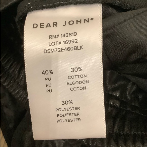 NWT DEAR JOHN QUILTED VEGAN LEATHER SHORTS❤️❤️❤️❤️ - Picture 11 of 14